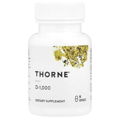 쏜 리서치 Thorne, D-1,000, 캡슐 90정(캡슐 1정당 25mcg)