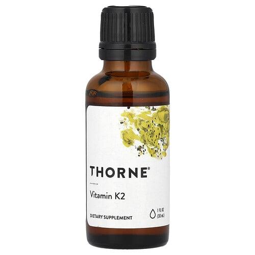 쏜 리서치 Thorne, 비타민K2, 30ml(1fl oz)