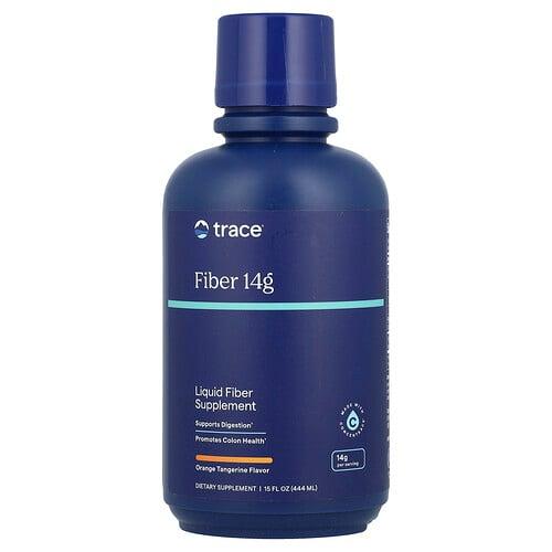 트레이스 미네랄 리서치 Trace, 식이섬유, 오렌지 귤, 14g, 444ml(15fl oz)
