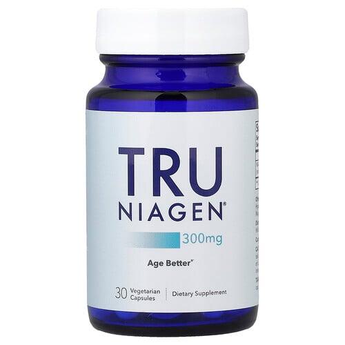 트루 나이아젠 Tru Niagen, 나이아신아마이드 리보사이드 클로라이드, 300mg, 베지 캡슐 30정