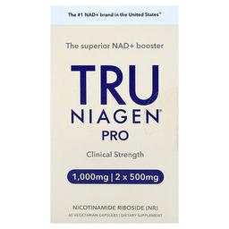 트루 나이아젠 Tru Niagen, Pro, 니코틴아마이드 리보사이드, 베지 캡슐 60정(캡슐 1정당 500mg)