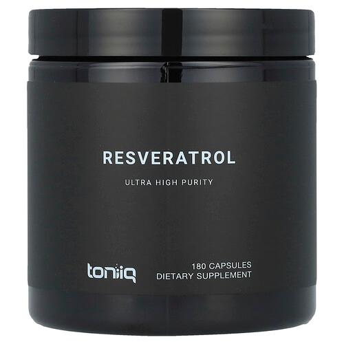토니크 Toniiq, 레스베라트롤, 캡슐 180정(캡슐 1정당 300mg) 상품 이미지