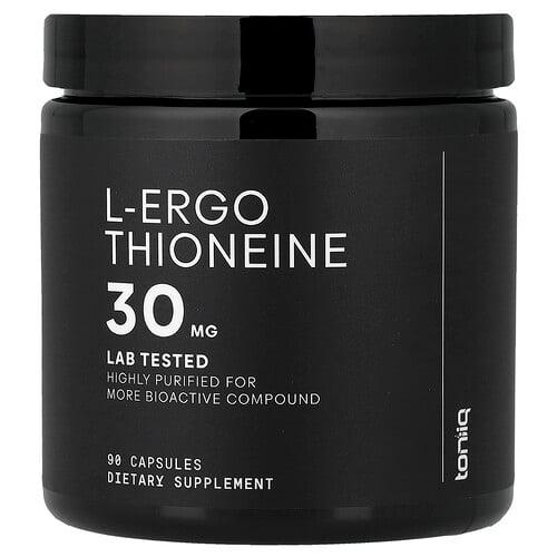 토니크 Toniiq, l-에르고티오네인, 30mg, 캡슐 90정