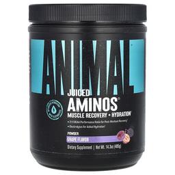 애니멀 Animal, Juiced Aminos® 분말, 포도 맛, 405g(14.3oz)
