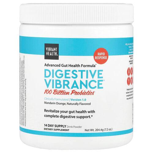 바이브랜트 헬스 Vibrant Health, Digestive Vibrance, 버전 1.0, 만다린 오렌지, 204.4g(7.2oz) 상품 이미지