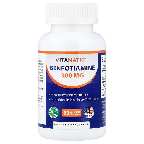 비타매틱 Vitamatic, 벤포티아민, 300mg, 베지 캡슐 90정