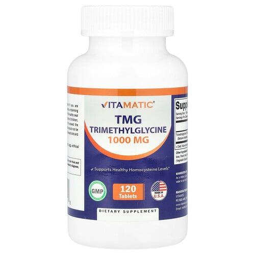비타매틱 Vitamatic, TMG, 1,000mg, 120정