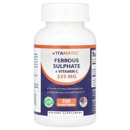 비타매틱 Vitamatic, 황산제일철 + 비타민C, 코팅 정제 250정