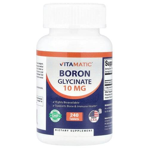 비타매틱 Vitamatic, 보론글리시네이트, 10mg, 240정
