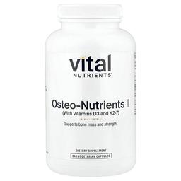Vital Nutrients, Osteo-Nutrients II, 비타민K2-7 함유, 베지 캡슐 240정
