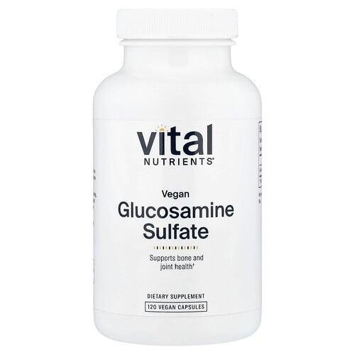 Vital Nutrients, 비건 글루코사민 설페이트, 베지 캡슐 120정(캡슐 1정당 750mg)