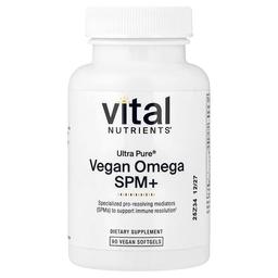 Vital Nutrients, Ultra Pure®, 비건 오메가 SPM+, 비건 소프트젤 90정