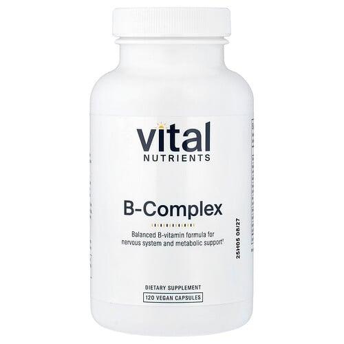 Vital Nutrients, B-복합체, 베지 캡슐 120정