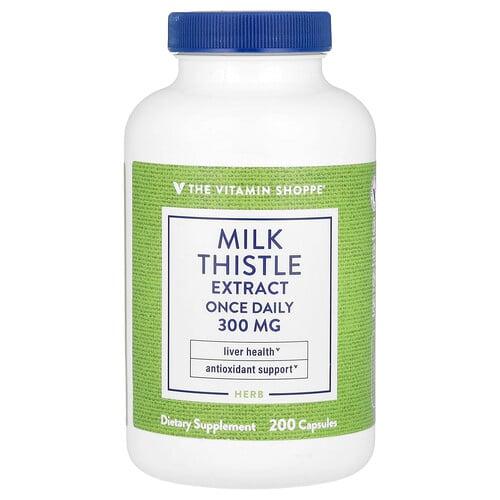 더 비타민 샵 The Vitamin Shoppe, 밀크시슬 추출물, 300mg, 캡슐 200정