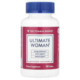 더 비타민 샵 The Vitamin Shoppe, Ultimate Woman®, 종합비타민 및 종합 미네랄, 90정