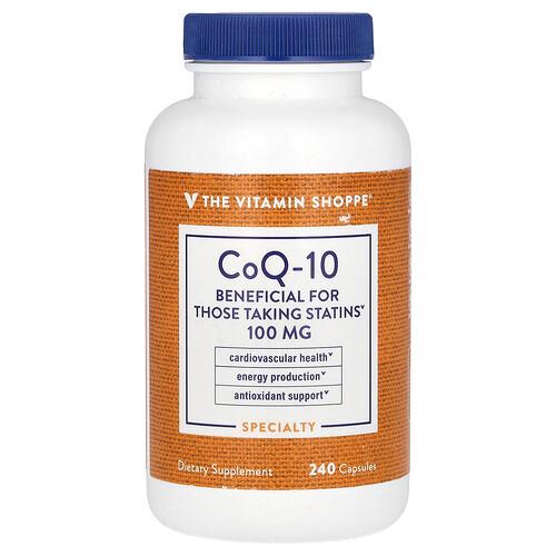 더 비타민 샵 The Vitamin Shoppe, CoQ-10, 100mg, 캡슐 240정 상품 이미지