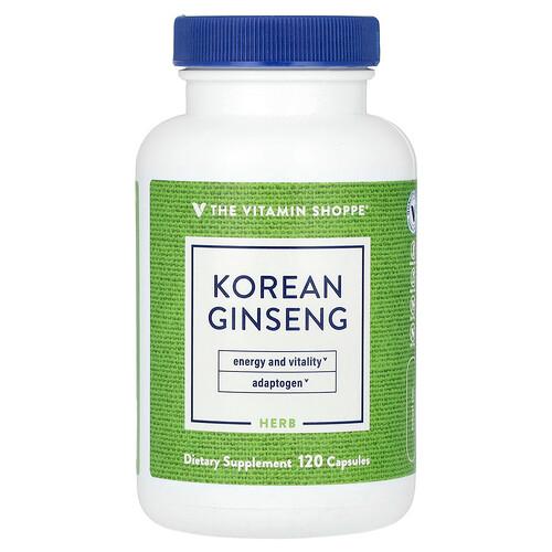 더 비타민 샵 The Vitamin Shoppe, 한국 인삼, 캡슐 120정(캡슐 1정당 648mg) 상품 이미지