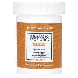 더 비타민 샵 The Vitamin Shoppe, Ultimate 10+ 프로바이오틱, 300억CFU, 베지 캡슐 60정