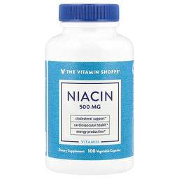 더 비타민 샵 The Vitamin Shoppe, 니아신, 500mg, 베지 캡슐 100정