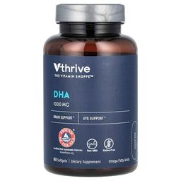 브이쓰라이브 Vthrive, DHA, 1,000mg, 소프트젤 60정