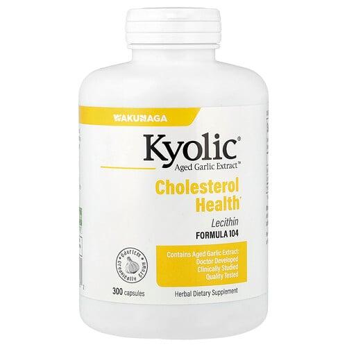 쿄릭 Kyolic, Aged Garlic Extract™, 콜레스테롤 건강, 포뮬라 104, 캡슐 300정