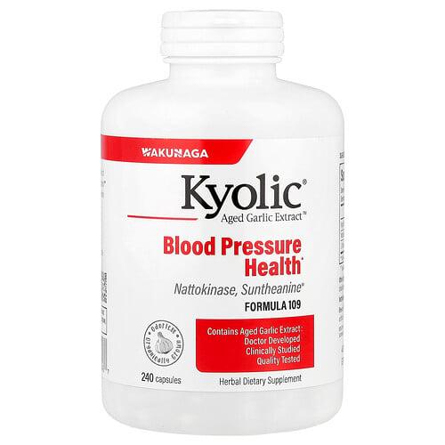 쿄릭 Kyolic, Aged Garlic Extract™, 혈압 건강, 포뮬라 109, 캡슐 240정