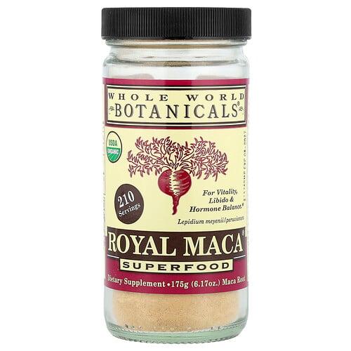 홀 월드 보타니칼 Whole World Botanicals, Royal Maca®, 슈퍼 푸드, 175g(6.17oz)