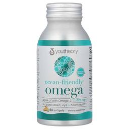 유티오리 Youtheory, Ocean- Friendly 오메가, 소프트젤 60정(소프트젤 1정당 735mg)