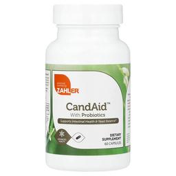 자일러 Zahler, CandAid™ 프로바이오틱 함유, 캡슐 60정