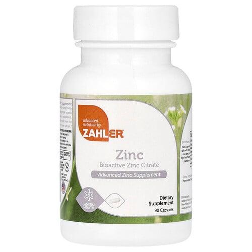 자일러 Zahler, 징크, 생체활성 징크시트레이트, 캡슐 90정(캡슐 1정당 50mg)