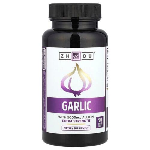 Zhou Nutrition, 마늘, 415mg, 코팅 정제 90정