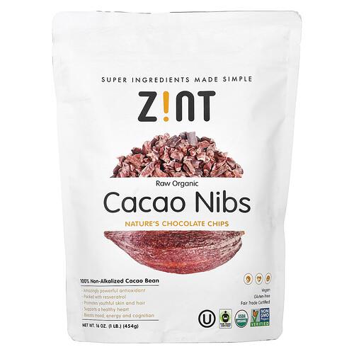 진트 Zint, 무가공 유기농, 카카오 닙스, 454g(16oz) 상품 이미지