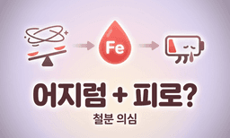 자꾸 어지럽고 이유 없이 피곤하다면, 철분을 의심해보세요