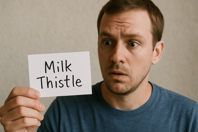밀크씨슬, 우유 아니고 간에 좋은 식물입니다.