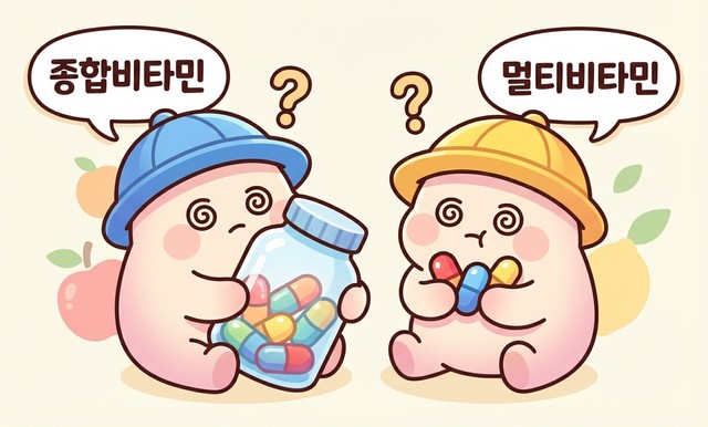 종합비타민과 멀티비타민, 같은 거 아니었어요?
