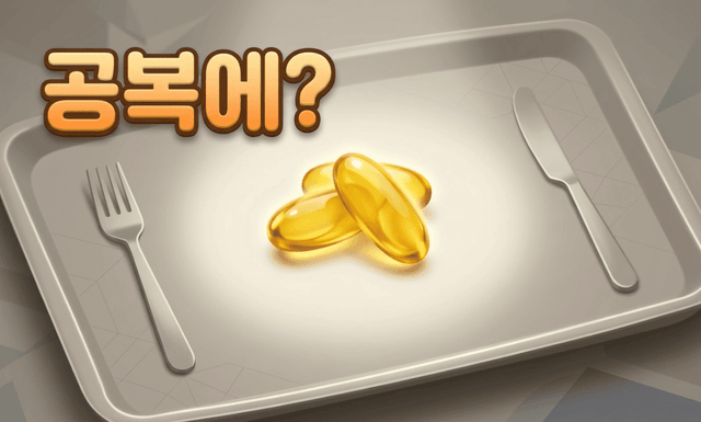 오메가3, 공복에 먹으면 안 되는 진짜 이유!