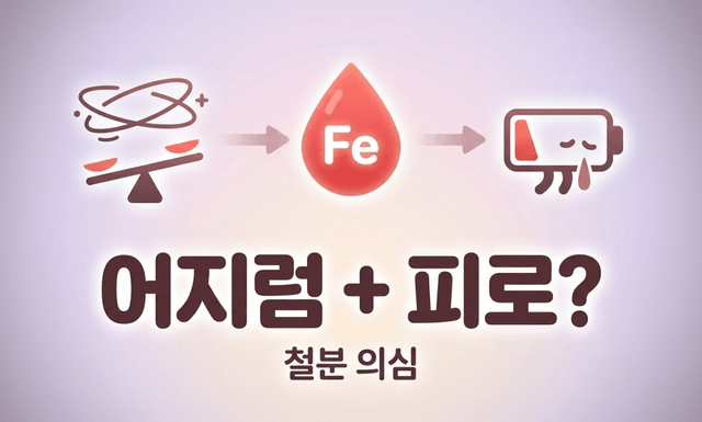 자꾸 어지럽고 이유 없이 피곤하다면, 철분을 의심해보세요