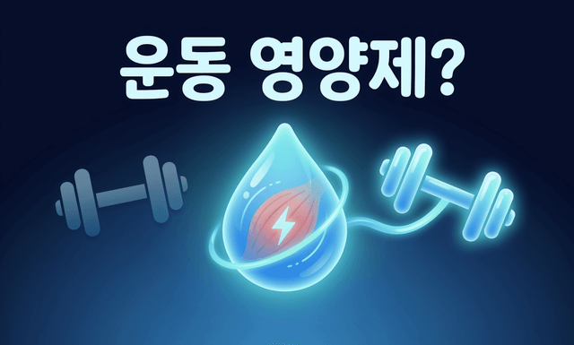 오메가3가 '운동 영양제'로 불리는 데는 이유가 있습니다