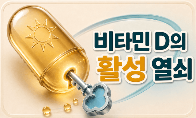 비타민D3 효과 없는 분들의 공통점, 이 미네랄이 빠졌습니다