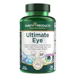 Purity Products Ultimate Eye Support - 루테인 10mg, 루테맥스 20/20, 알파 리포산 100mg, 제아잔틴 눈 비타민 2mg - 임상 연구 - 블루 라이트 웨이브 보호 - 90캡슐 이미지