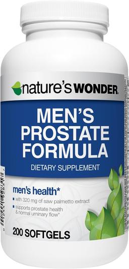 네이처스 원더 남성용 전립선 영양제 (소팔메토, 베타시토스테롤, 리코펜 함유), 200 소프트젤, 100일분 이미지