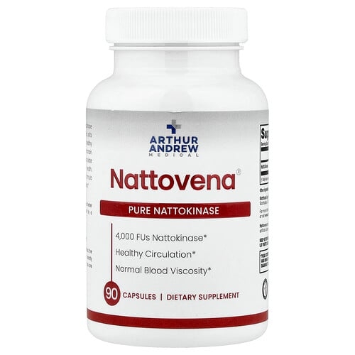 아서 앤드류 메디칼 Arthur Andrew Medical, Nattovena®, 순수 나토키나아제, 4,000FU, 캡슐 90정 상세 이미지