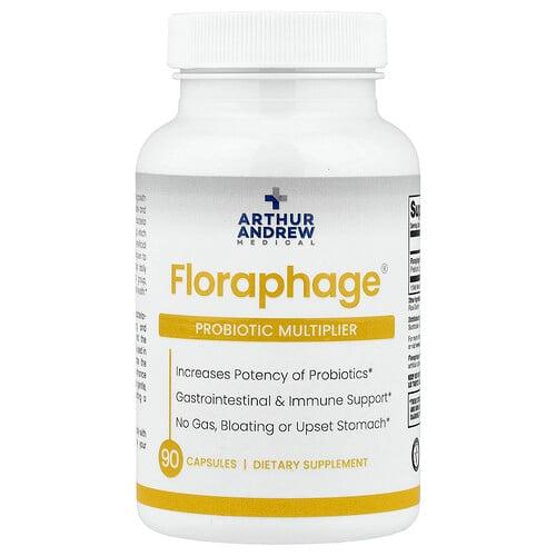 아서 앤드류 메디칼 Arthur Andrew Medical, Floraphage®, 프로바이오틱 멀티플라이어, 1,000,000PFU, 캡슐 90정 상품 이미지