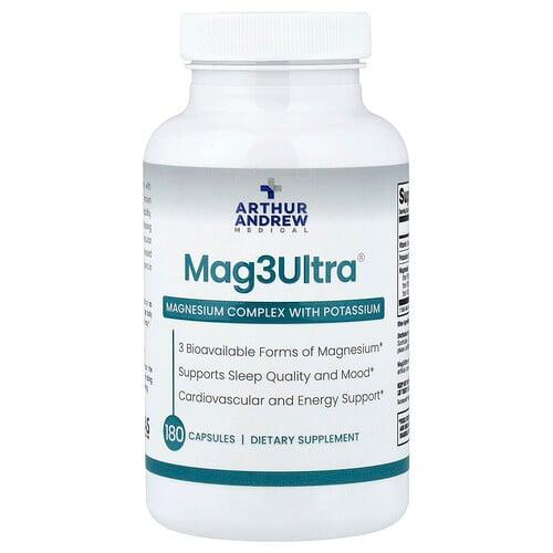 아서 앤드류 메디칼 Arthur Andrew Medical, Mag3Ultra®, 캡슐 180정 상품 이미지