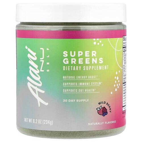 알라니 누 Alani Nu, 셀프, 슈퍼 그린, 야생 베리, 234g(8.2oz) 상품 이미지