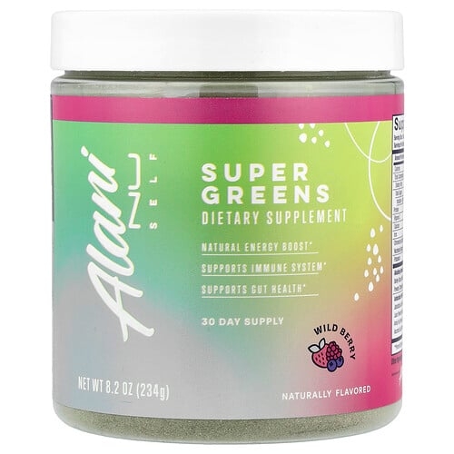 알라니 누 Alani Nu, 셀프, 슈퍼 그린, 야생 베리, 234g(8.2oz) 상세 이미지