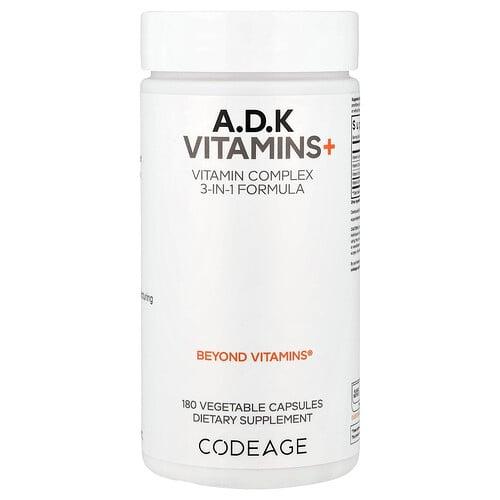 Codeage, 비타민A, D, K, 베지 캡슐 180정 상품 이미지