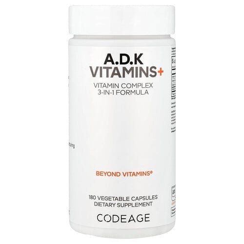 Codeage, 비타민A, D, K, 베지 캡슐 180정 상세 이미지
