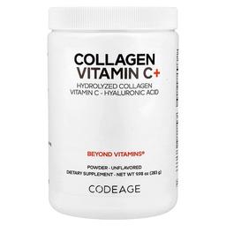 Codeage, 콜라겐 비타민C + 분말, 무맛, 283g(9.98oz)