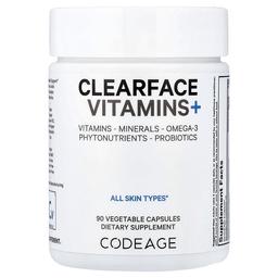 Codeage, ClearFace Vitamins+, 베지 캡슐 90정